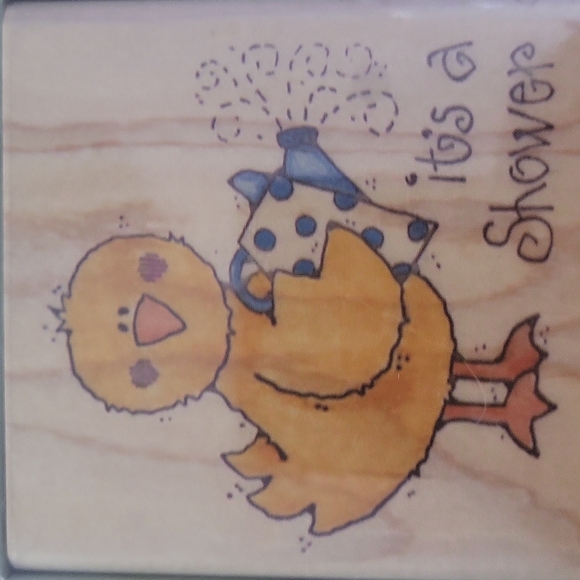 Rubber Stamp New it's a shower - Picture 4 of 4